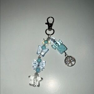 Elegant Blue tree of life Keychain